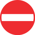 Einfahrt verboten