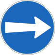 Fahrtrichtung rechts