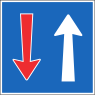 Vortritt vor dem Gegenverkehr