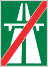 Ende der Autobahn (nur Schweiz)