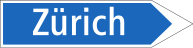Wegweiser für Hauptstrassen