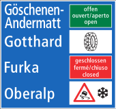 Vororientierung über den Strassenzustand